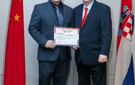 克罗地亚总统向中国专家颁发聘书王琦文受聘担任低空安全主管